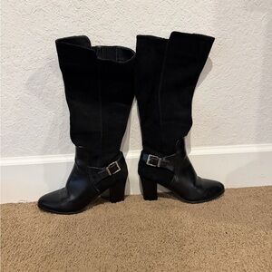 ALFANI Elegant Black Knee-High Women's Boots